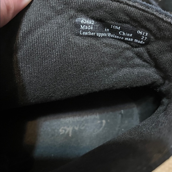 Clarks Bendables “Carlisle Spice” Lace-up Leather Boot in Black Size 10 - Picture 9 of 9